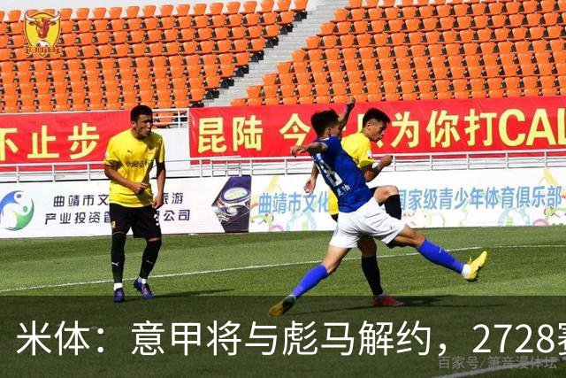 米体：意甲将与彪马解约，27/28赛季起阿迪达斯将提供官方用球
